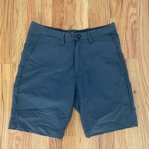 Billabong Dark Blue Flat Front Shorts